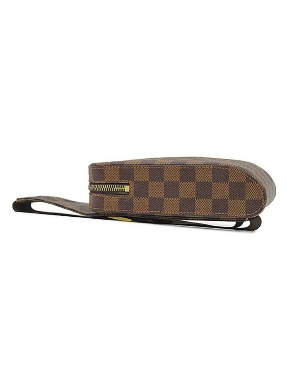 Louis Vuitton Belt Bag Damier Geronimos Canvas Ebene Gold